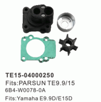 2 STROKE - WATER PUMP KITS - PARSUN TE9.9/15 - 6B4-W0078-0A - YAMAHA E9.9D/E15D - TE15-04000250  - Parsun